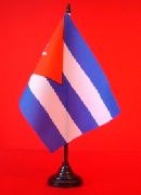 Cuba Table Flag 150mm x 230mm