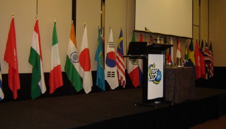 Flag Hire - Flagpole Hire - Crown Towers 2007 