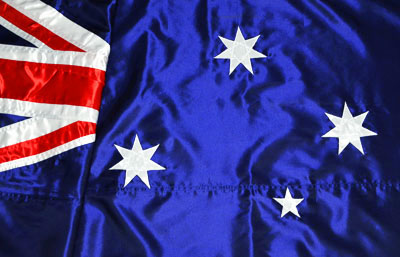 Australian Satin Flag by Adwareflags.com